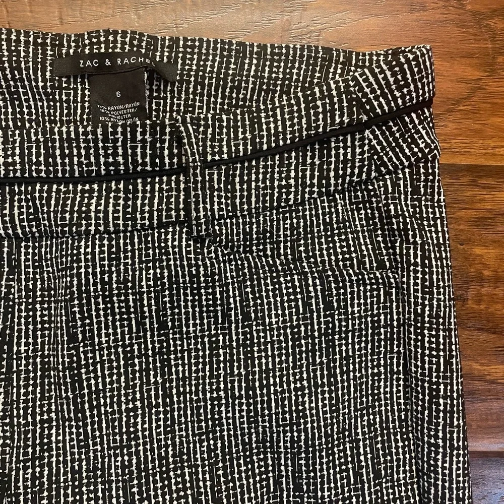 Zac & Rachel Monochrome Patterned Trousers